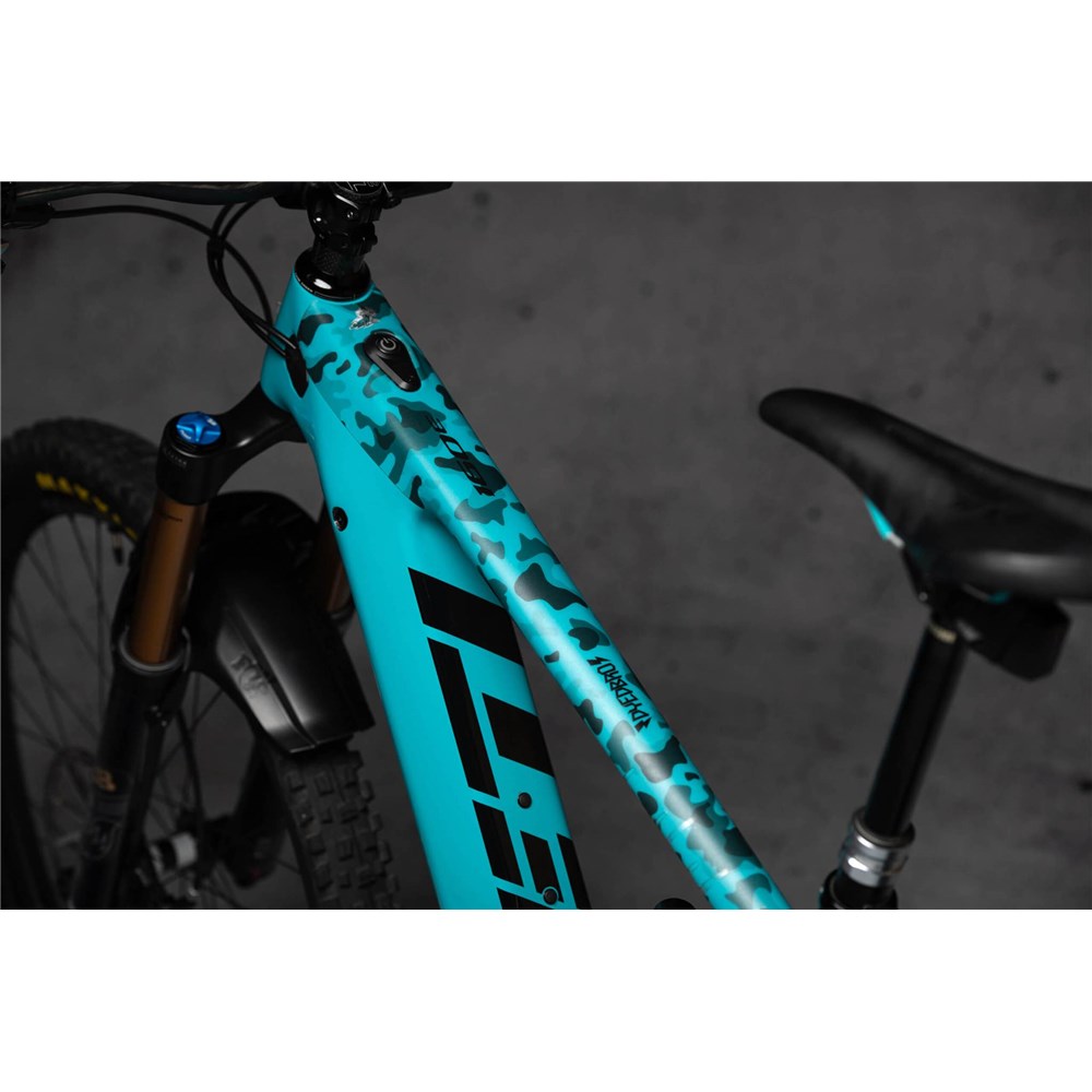 DYEDBRO FRAME PROTECTION WRAP CAMO EBIKE BLACK Distributed by Lusty