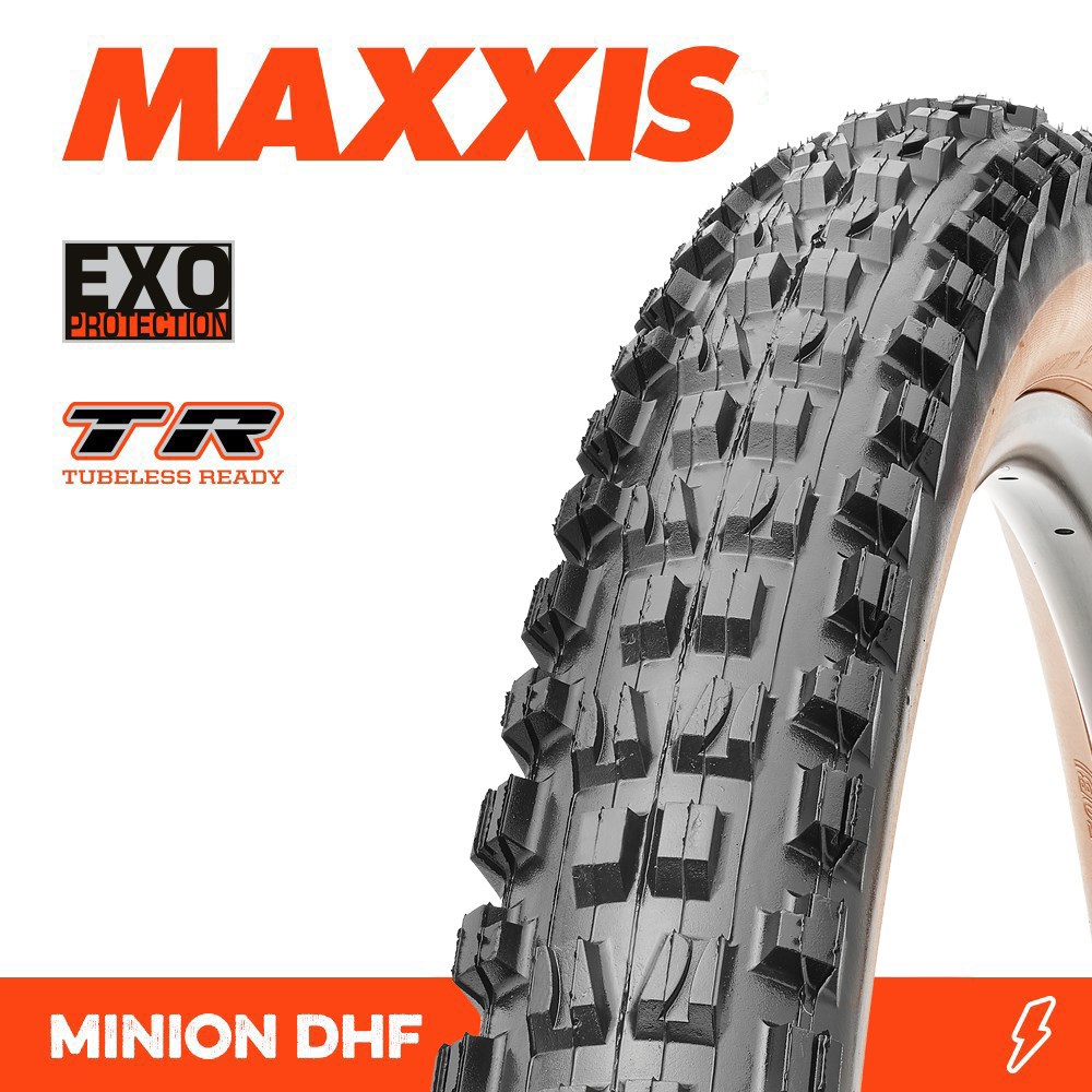 Maxxis Minion DHF Tan Wall Distributed by Lusty Industries Australia