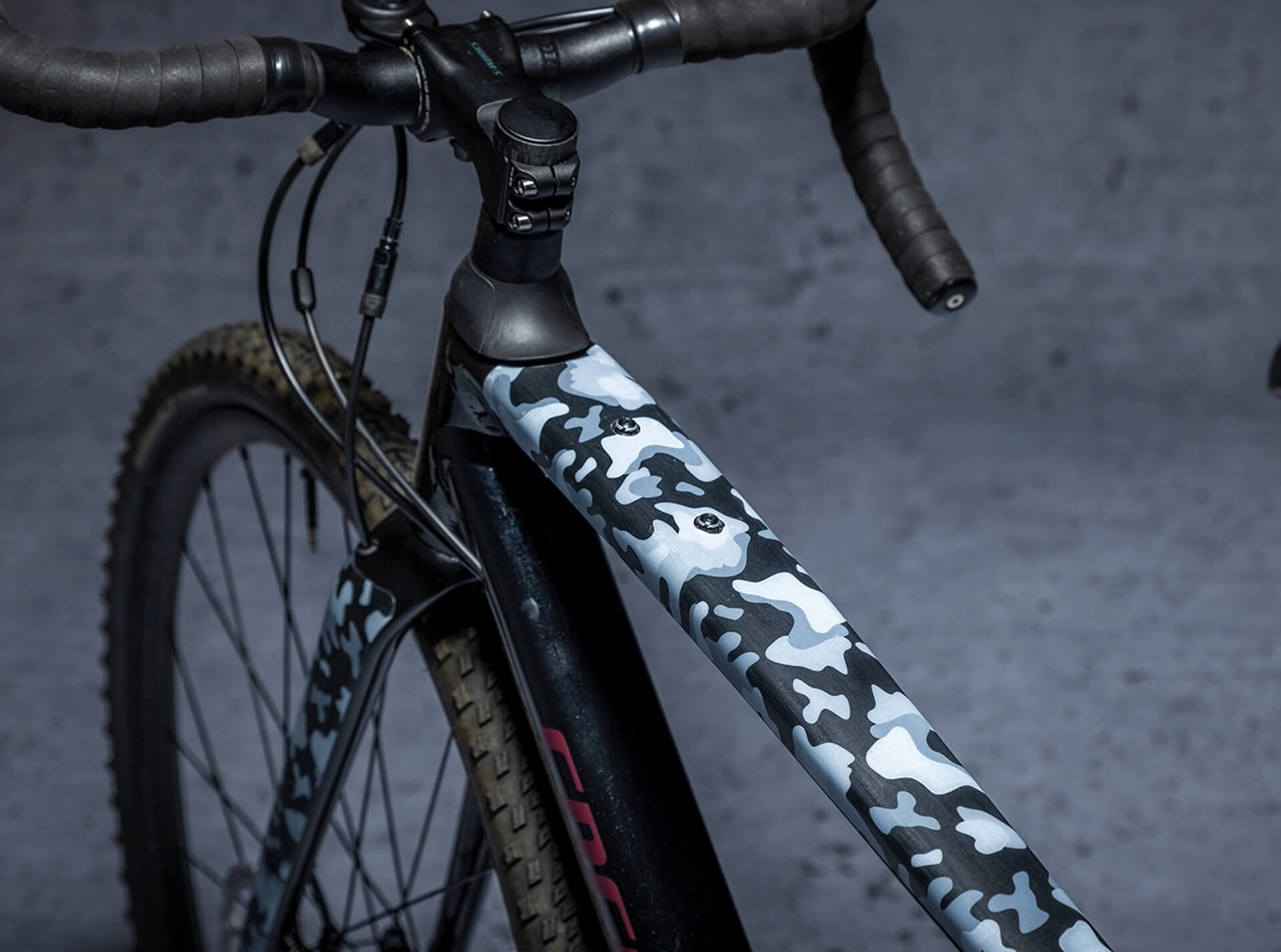 Gravel Bike Protection Vinyl Wrap Road Bike Frame Snakeskin
