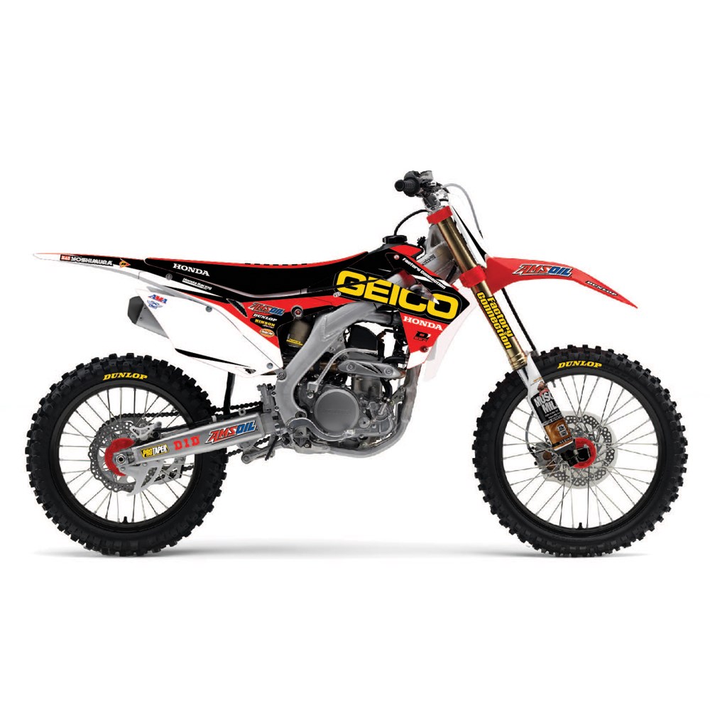 Honda cr125 sticker kits #6