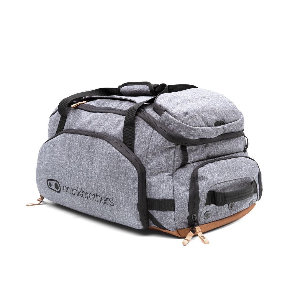 16758 CRANKBROTHERS GEAR BAG ALBEK SKYTRAIL DUFFLE BAG HEATHER GREY