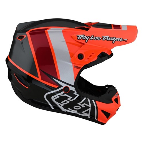 TLD 24.1 SE4 GP YTH HELMET NOVA GLO ORANGE