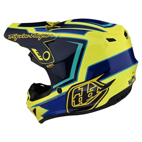 TLD SE4 GP YTH HELMET RITN YELLOW