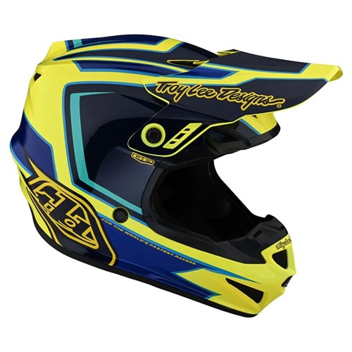 TLD SE4 GP YTH HELMET RITN YELLOW