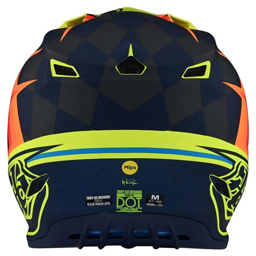 TLD SE4 POLY MIPS HELMET WARPED YELLOW MED
