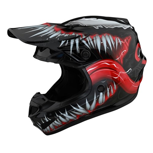 TLD SE4 POLY YTH HELMET LE VENOM BLACK