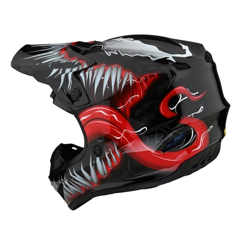 TLD SE4 POLY YTH HELMET LE VENOM BLACK