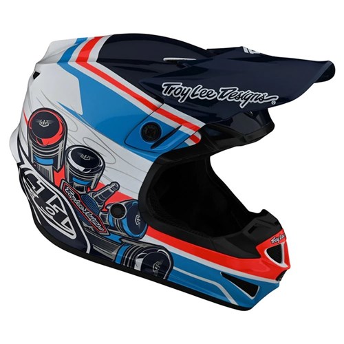 TLD SE4 POLY YTH HELMET MIPS SKOOLY BLUE / ORANGE