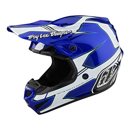 TLD SE4 POLY YTH HELMET MIPS MATRIX BLUE