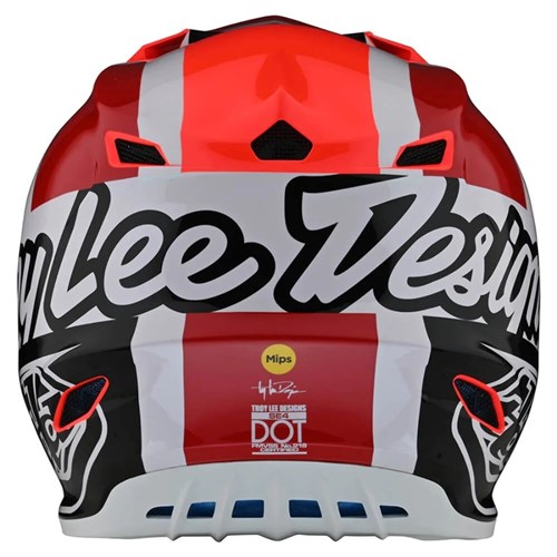 TLD 24.1 SE4 POLY YTH HELMET MIPS QUATTRO RED / CHARCOAL