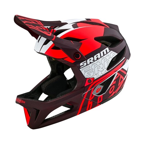 TLD 24.1 STAGE MIPS AS HELMET SRAM VECTOR RED MED / LGE