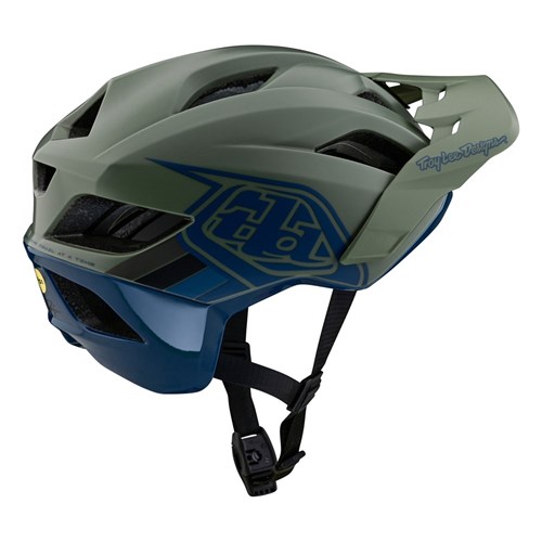 TLD 24.1 FLOWLINE SE MIPS AS HELMET BADGE OLIVE / INDIGO