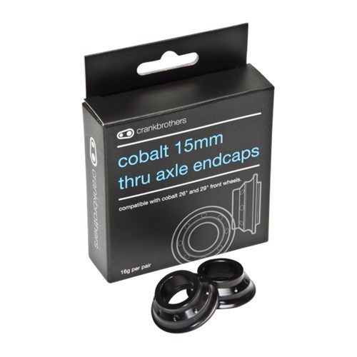 CRANKBROTHERS PART WHEEL WHEEL KIT / FRONT 15MM ENDCAP COBALT