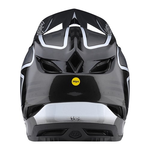TLD D4 CARBON HELMET MIPS LINES BLACK 
