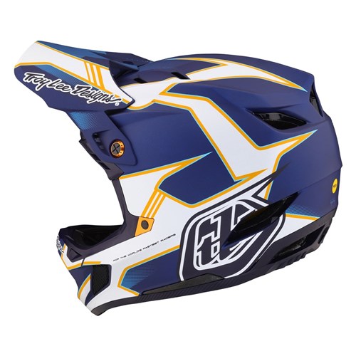 TLD D4 COMPOSITE AS HELMET MIPS MATRIX BLUE XLG / 2XL