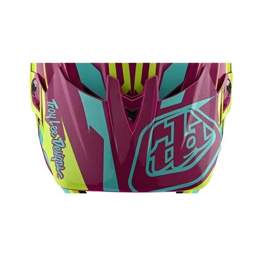 TLD 21 ER D4 COMPOSITE VISOR SLASH PURPLE / YELLOW