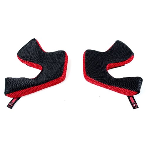 TLD D3 3D CHEEKPADS RED