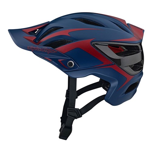 TLD A3 MIPS AS HELMET FANG DK BLUE / BURGUND