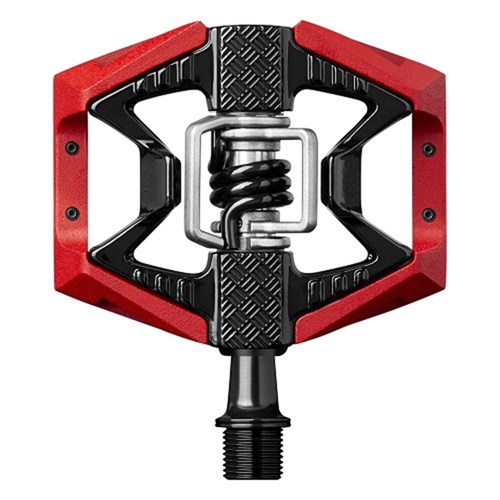 CRANKBROTHERS PEDAL DOUBLE SHOT 3 RED BLACK BODY WITH PINS