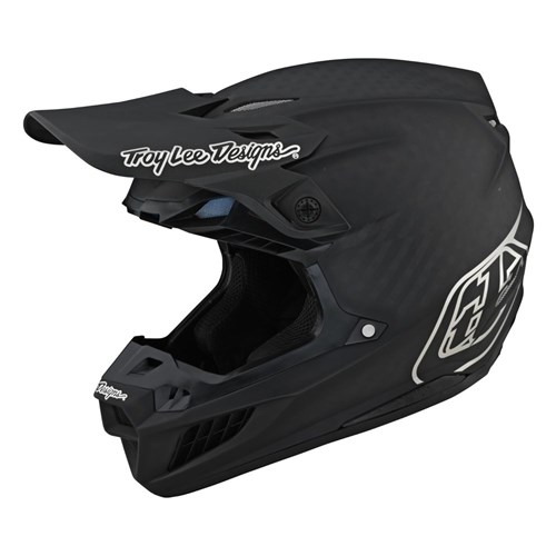 TLD 24.1 SE5 CARBON HELMET STEALTH BLACK / CHROME