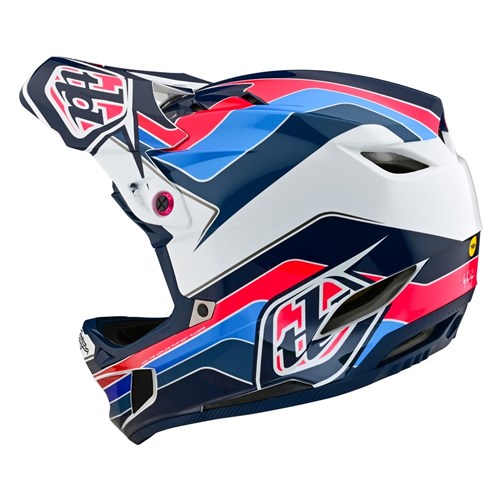 TLD 24.1 D4 POLY AS HELMET BLOCK BLUE / WHITE