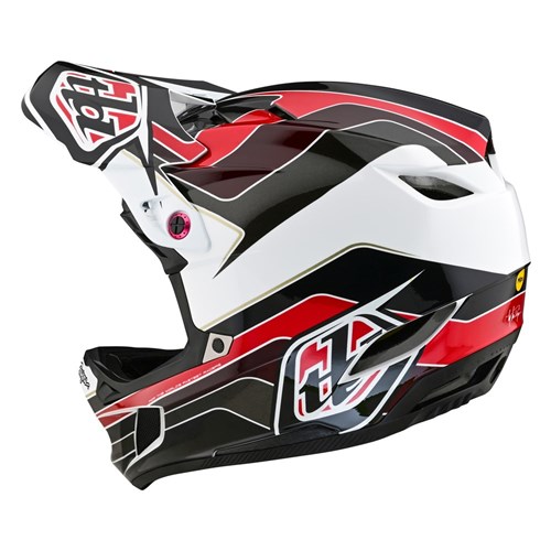 TLD 24.1 D4 POLY AS HELMET BLOCK CHARCOAL / RED