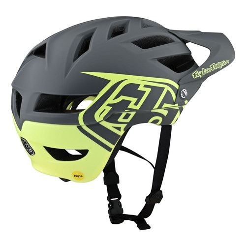TLD A1 AS MIPS HELMET CLASSIC GREY / YELLOW