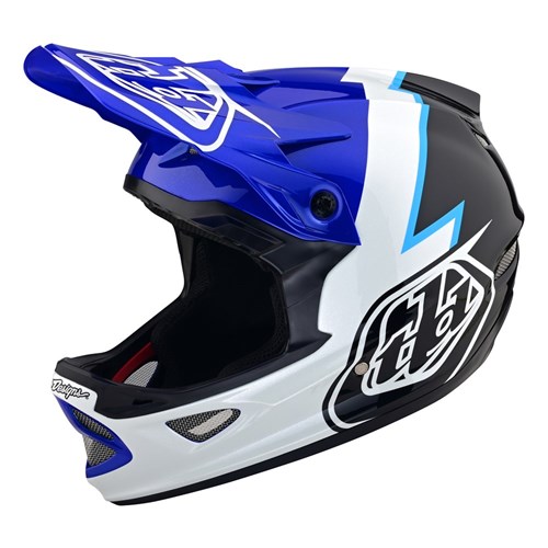 TLD D3 AS FIBERLITE HELMET VOLT BLUE