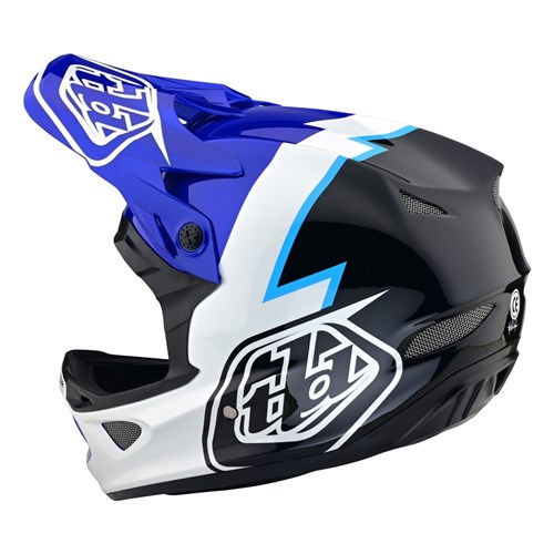 TLD D3 AS FIBERLITE HELMET VOLT BLUE