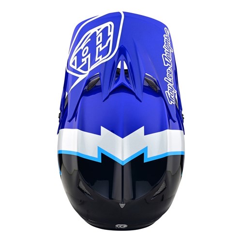 TLD D3 AS FIBERLITE HELMET VOLT BLUE