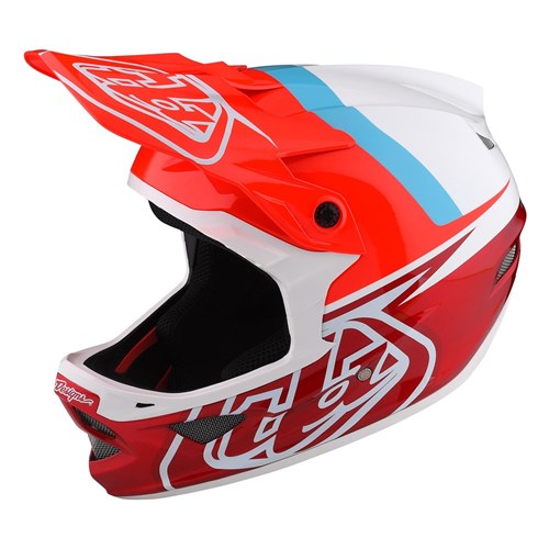 TLD D3 AS FIBERLITE HELMET SLANT RED