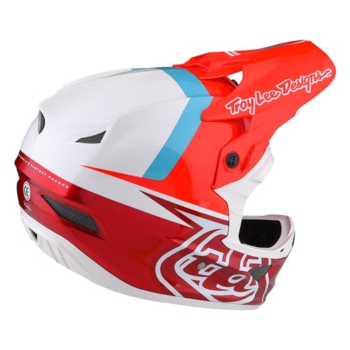 TLD D3 AS FIBERLITE HELMET SLANT RED