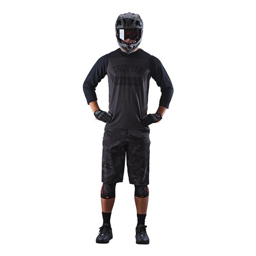 TLD RUCKUS SHORT SPRAY CAMO BLACK