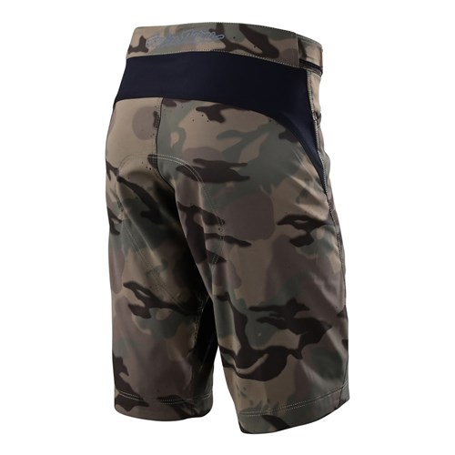 TLD 24.1 FLOWLINE YTH SHORT SHELL SPRAY CAMO ARMY