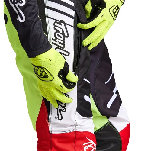 TLD 24.1 GP PRO YTH PANT BLENDS WHITE / GLO RED