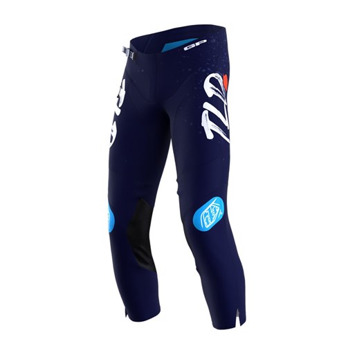 TLD GP PRO YTH PANT PARTICAL NAVY / ORANGE