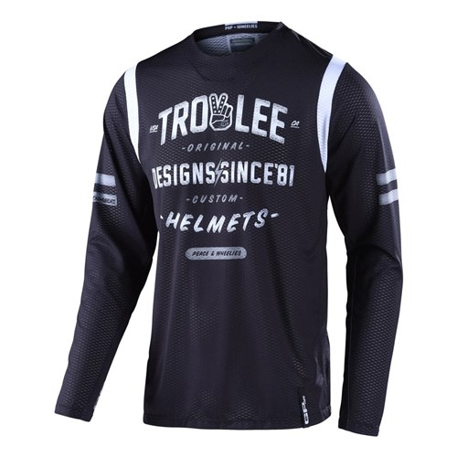 TLD GP AIR JERSEY ROLL OUT BLACK MED