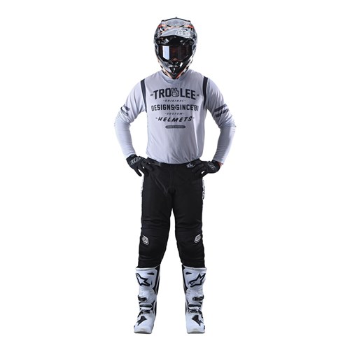 TLD GP AIR JERSEY ROLL OUT LIGHT GREY 2XL