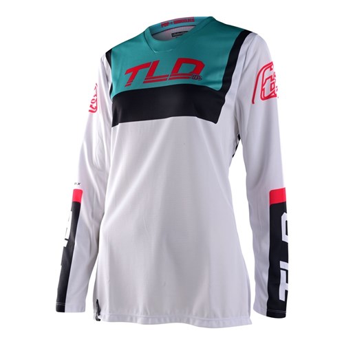 TLD GP WMNS JERSEY BRAZEN WHITE