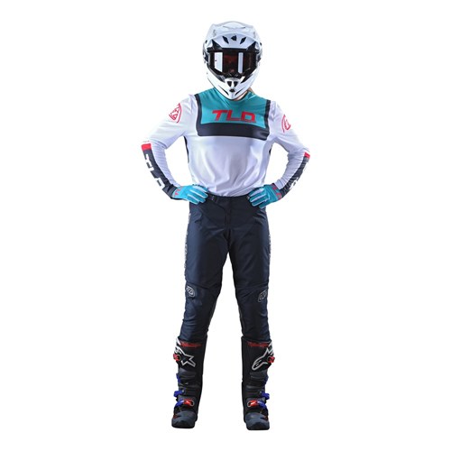 TLD GP WMNS JERSEY BRAZEN WHITE