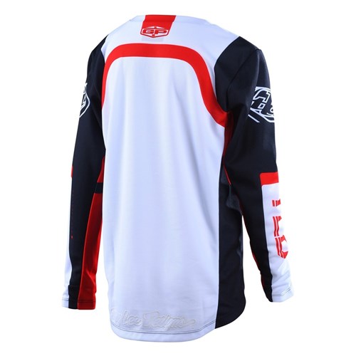 TLD GP YTH JERSEY FRACTURA NAVY / RED