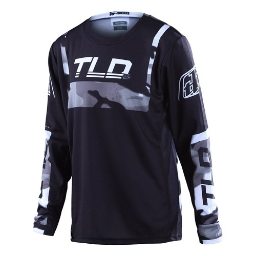 TLD 24.1 GP YTH JERSEY BRAZEN CAMO GREY