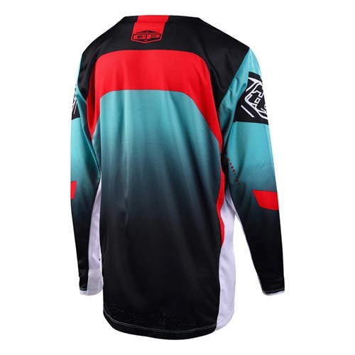 TLD 24.1 GP YTH JERSEY ARC TURQUOISE / NEON MELON