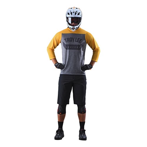 TLD RUCKUS 3/4 JERSEY ARC HONEY SML