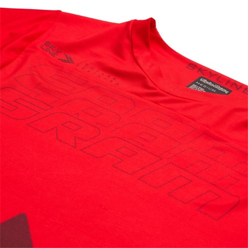 TLD 24.1 SKYLINE SS JERSEY SRAM EAGLE ONE FIERY RED