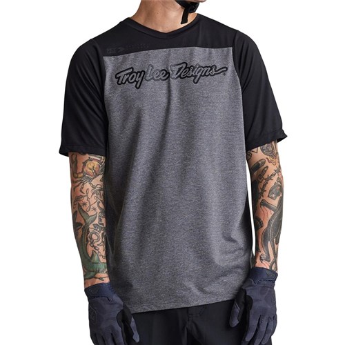 TLD 24.1 SKYLINE SS JERSEY SIGNATURE HTR GREY / BLACK