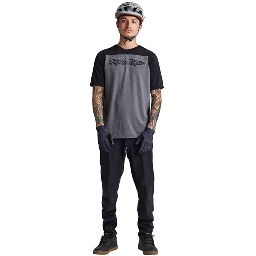 TLD 24.1 SKYLINE SS JERSEY SIGNATURE HTR GREY / BLACK