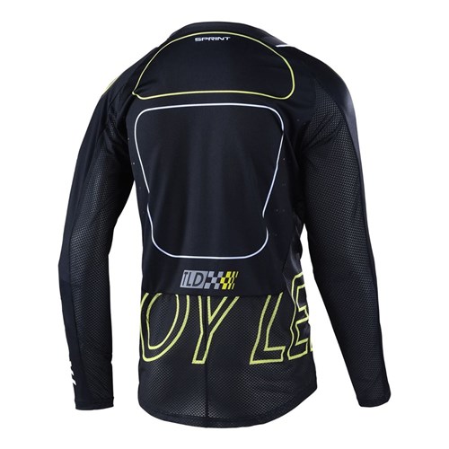 TLD SPRINT JERSEY DROP IN BLACK / GREEN