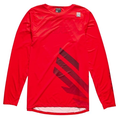 TLD 24.1 SKYLINE LS JERSEY SRAM EAGLE ONE FIERY RED