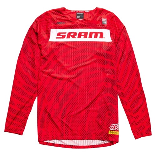 TLD 24.1 SKYLINE AIR LS JERSEY SRAM ROOTS FIERY RED